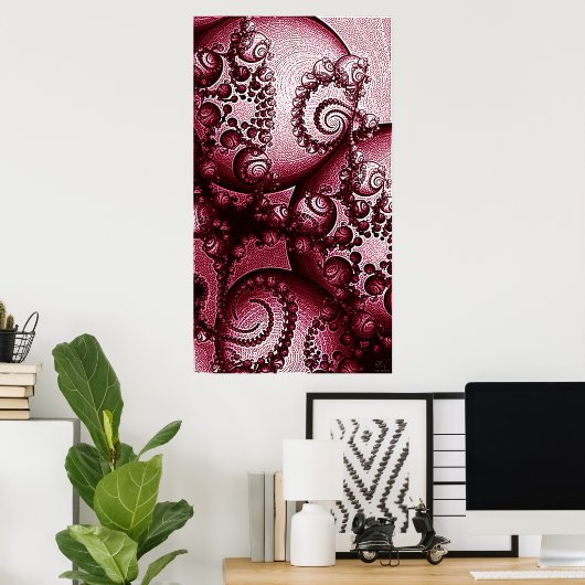 Aardbei Daiquiri Poster (Thuiskantoor)