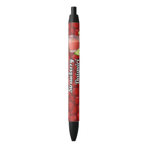 Aardbei Daiquiri Zwarte Inkt Pen