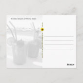 Aardbei Daiquiris, Mykonos, Griekenland - Briefkaart (Achterkant)