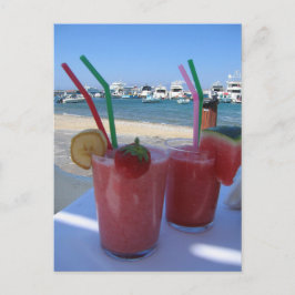 Aardbei Daiquiris, Mykonos, Griekenland - Briefkaart