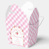 Aardbei Dank je Berry Much Wavy Bedankdoosjes (Geopend)