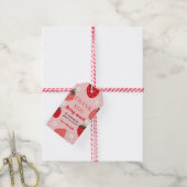 Aardbei Dank Je Berry Veel Favor Cadeaulabel (Met Touw)