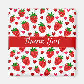 Aardbei dank je magneten (Voorkant)