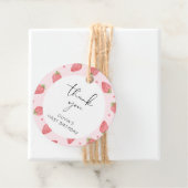 Aardbei Dank u Berry Favor Gift Labels (In situ)