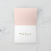 Aardbei Dank u Kaarten Noten Roze (Binnen)