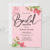 aardbei Dat is Amore Vrijgezellenfeest Kaart (Voorkant)