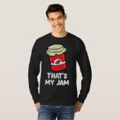 Aardbei Dat is mijn Jam Love Aardbei Jam T-shirt (Voorkant volledig)