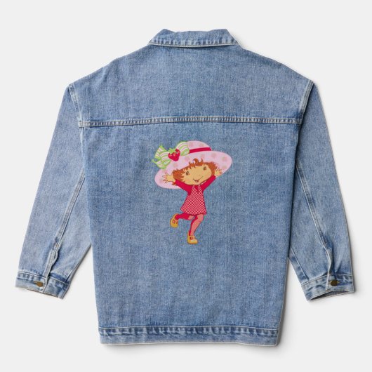 Aardbei Denim Jacket (Achterkant)