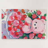 Aardbei dessert Puzzel (Horizontaal)