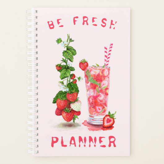 Aardbei Drink Planner (Voorkant)