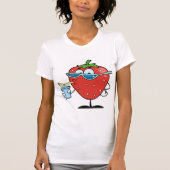Aardbei Drink vrouwen T-shirt (Voorkant)
