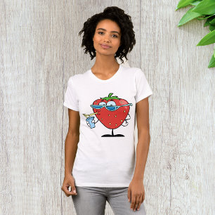 Aardbei Drink vrouwen T-shirt