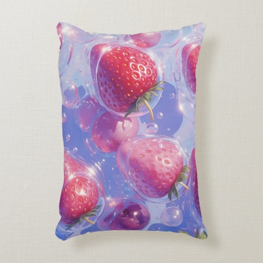 aardbei-druif-splash accent kussen (Voorkant(Verticaal))