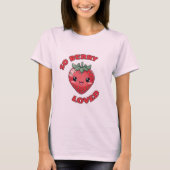 Aardbei Dus Berry hield van Schattige Kawaii-ontwe T-shirt (Voorkant)