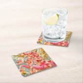 Aardbei Eenhoorn Kartonnen Onderzetters (Insitu)