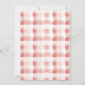 Aardbei Eerste Verjaardag Party Berry Kaart (Achterkant)