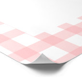 Aardbei Eerste Verjaardag Roze Berry Time Capsule Poster (Hoek)