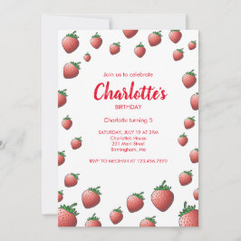 Aardbei en aardbeien kaart