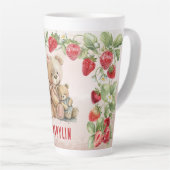 Aardbei en Beer Latte Mok (Rechterhoek)