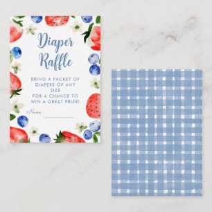 Aardbei en Blueberry Luier Raffle Informatiekaartje