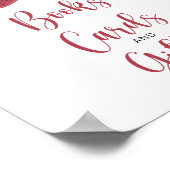 Aardbei en boog - boeken kaarten en geschenken poster (Hoek)