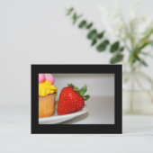 Aardbei en Briefkaart van moffine (Staand voorkant)