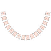 Aardbei en Bunny verjaardagsfeestje Vlaggetjes (Alle)