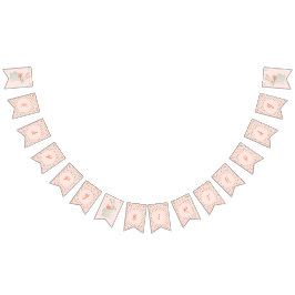 Aardbei en Bunny verjaardagsfeestje Vlaggetjes