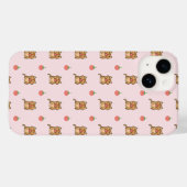 aardbei- en chipmunkpatroon Case-Mate iPhone case (Achterkant (horizontaal))