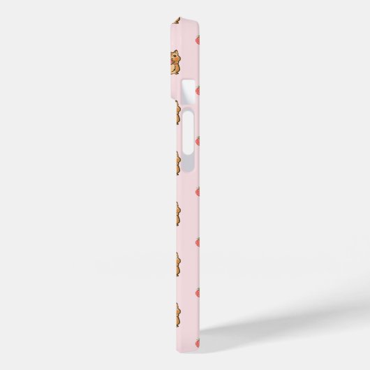 aardbei- en chipmunkpatroon Case-Mate iPhone case (Achterkant / Links)