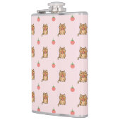 aardbei- en chipmunkpatroon heupfles (Links)