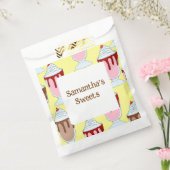 Aardbei en chocolade milkshakes bedankzakje (Gezegeld)