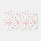 Aardbei en Daisy Berry eerste verjaardag Bedankdoosjes (Uitgevouwen)