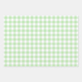Aardbei en Gingham Roze & Groen Inpakpapier (Voorkant 3)