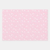 Aardbei en Gingham Roze & Groen Inpakpapier (Voorkant 2)