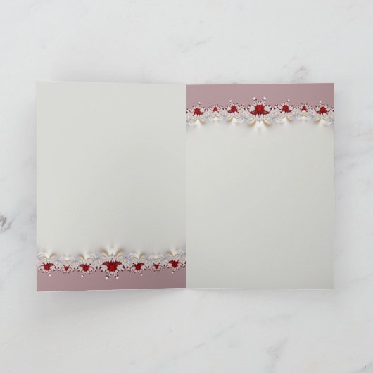 Aardbei en Kaart voor het uitnodigen van kreeften (Binnen)