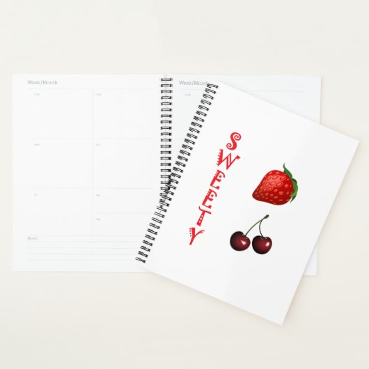 Aardbei en kersen Zoete Fruit Snack traktatie Planner (Display)
