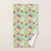 Aardbei en kiwi bad handdoek (Handdoek)