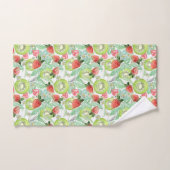 Aardbei en kiwi bad handdoek (Handdoek)