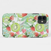Aardbei en kiwi Case-Mate iPhone case (Achterkant (horizontaal))