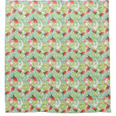 Aardbei en kiwi douchegordijn (Voorkant)