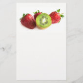aardbei en kiwi flyer (Achterkant)