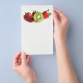 aardbei en kiwi flyer (Hand)