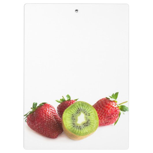 aardbei en kiwi klembord (Achterkant)