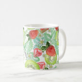 Aardbei en kiwi koffiemok (Voorkant rechts)