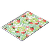 Aardbei en kiwi notitieboek (Linkerzijde)