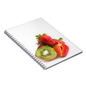 aardbei en kiwi notitieboek (Rechterzijde)