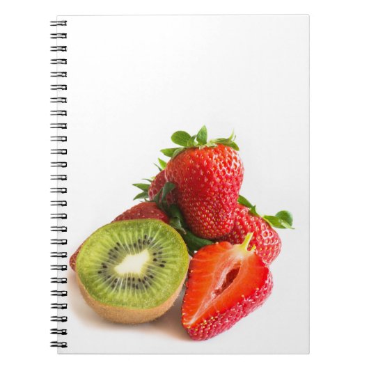 aardbei en kiwi notitieboek (Voorkant)