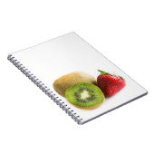 aardbei en kiwi notitieboek (Rechterzijde)