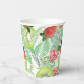 Aardbei en kiwi papieren bekers (Rechts)